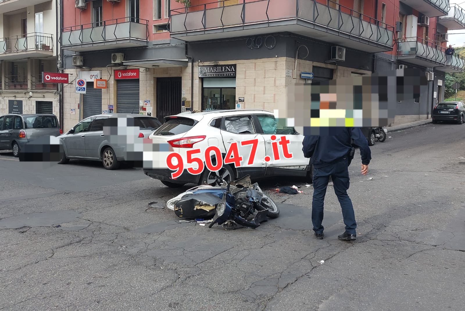 PATERNÒ. GRAVISSIMO INCIDENTE IN VIA BELLIA. INTERVENTO DELL’ELISOCCORSO