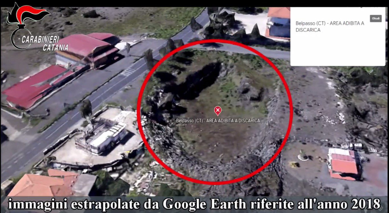 CATANIA, TERRENO AGRICOLO TRASFORMATO IN DISCARICA A BELPASSO: DUE DENUNCIATI