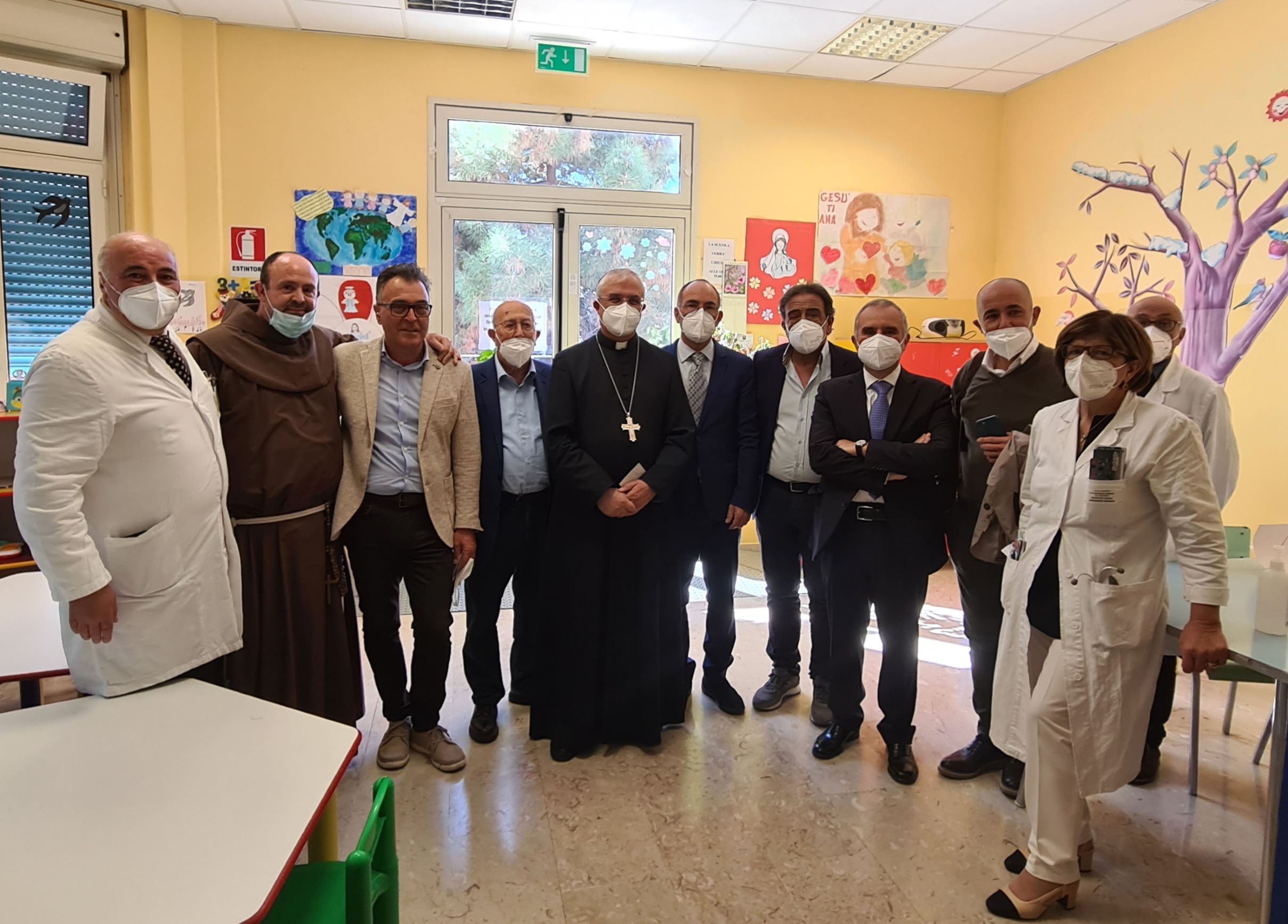 L’ARCIVESCOVO DI CATANIA IN VISITA ALL’OSPEDALE DI BRONTE