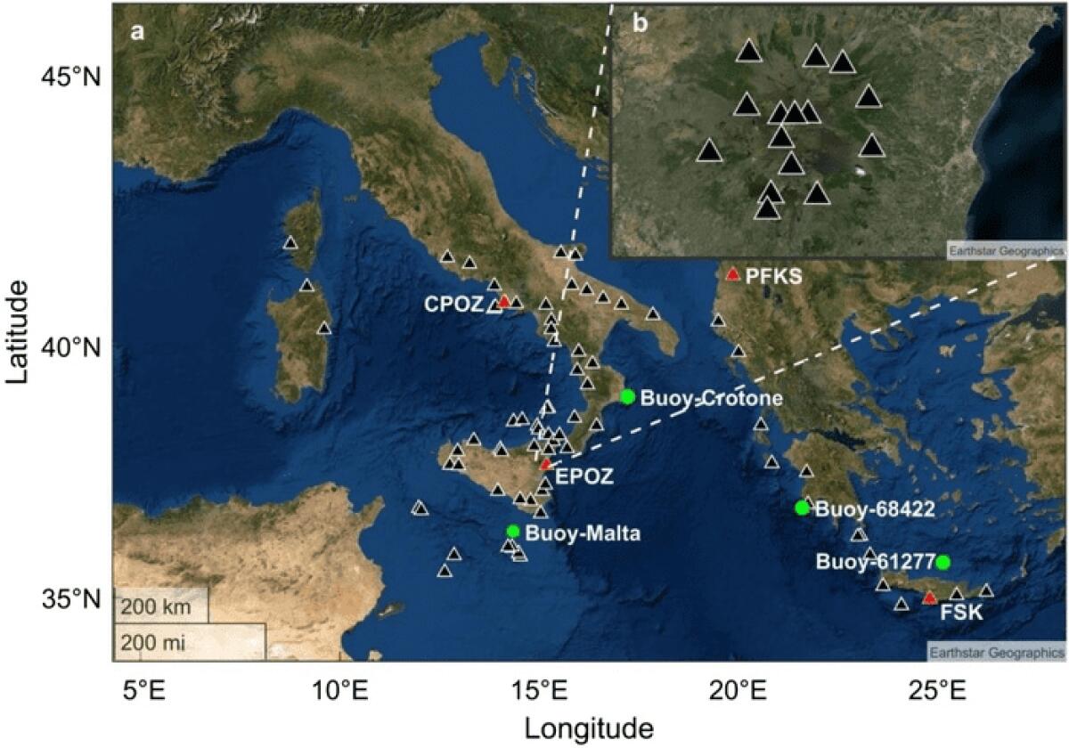 I CICLONI DEL MEDITERRANEO GENERANO SEGNALI SISMICI - 