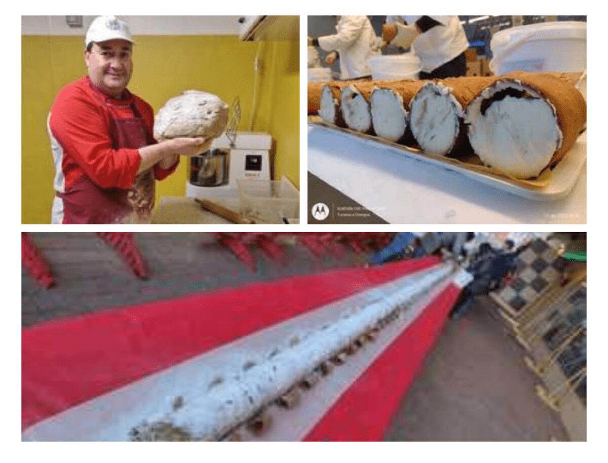 IL MAXI CANNOLO LUNGO OLTRE 30 METRI REALIZZATO DAL PATERNESE FRANCO DI PERNA - 