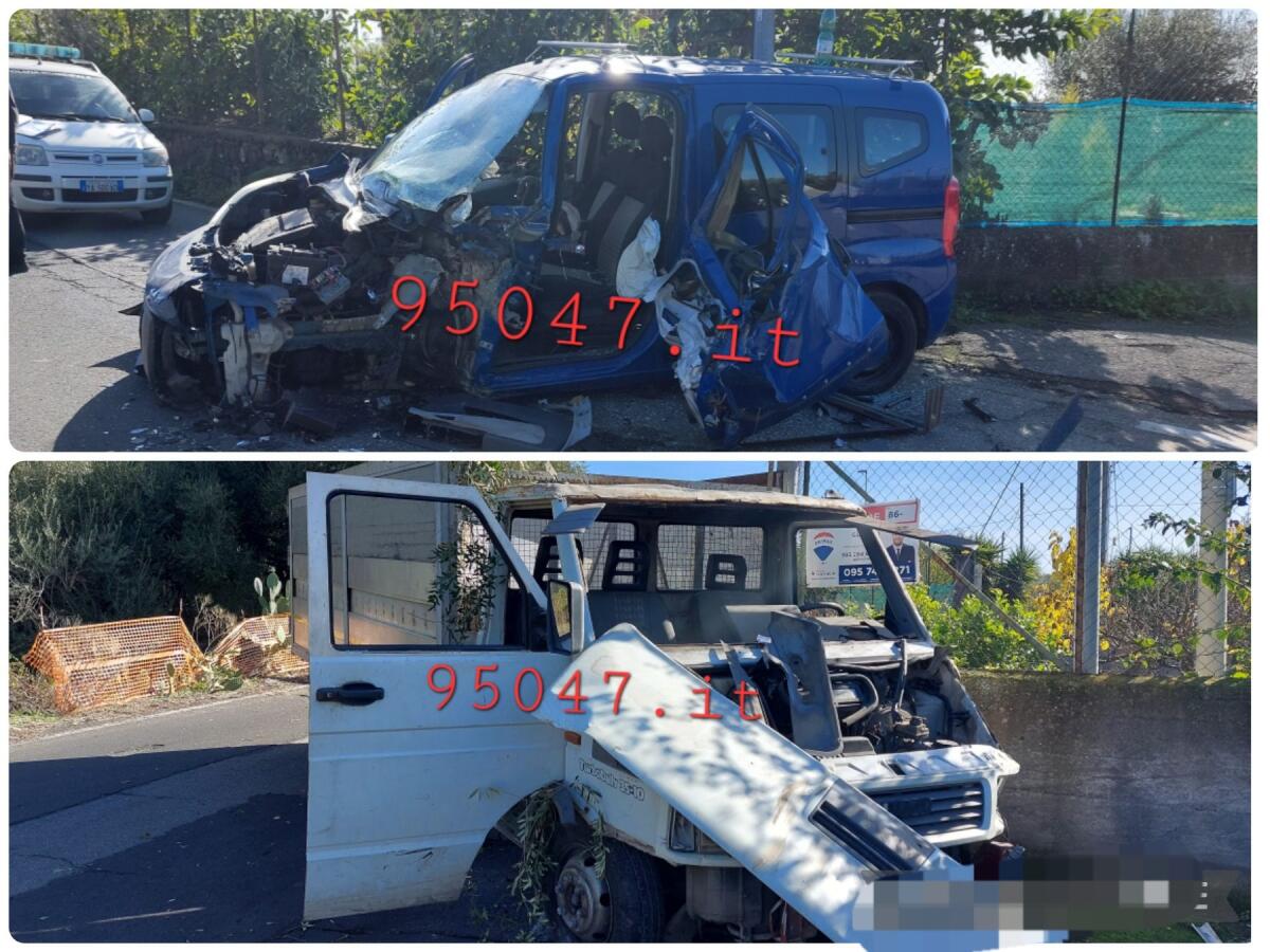 SCONTRO TRA AUTOCARRO ED AUTO SULLA SP56II IN TERRITORIO DI BELPASSO, 4 FERITI - 