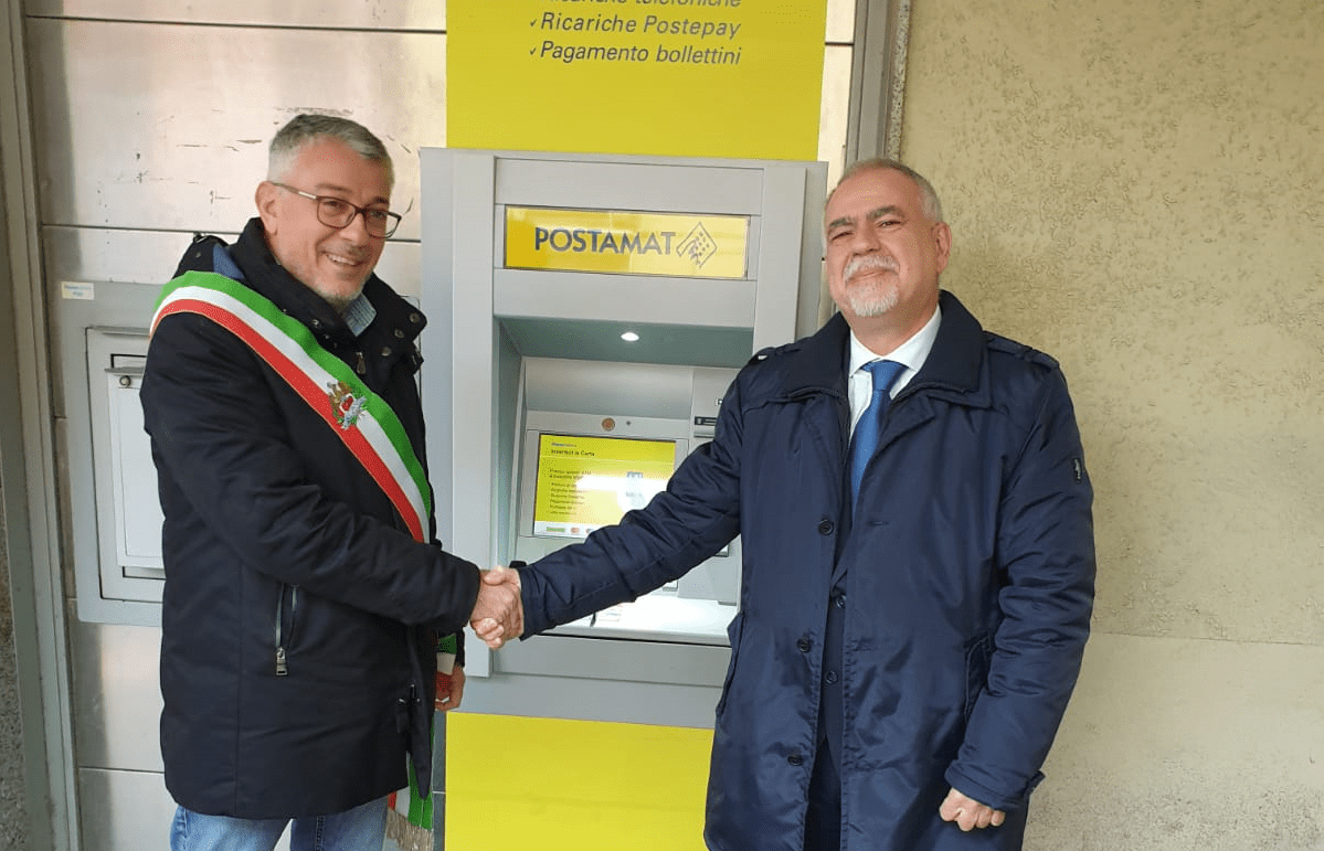 POSTE ITALIANE: PRESENTATO IL NUOVO ATM POSTAMAT DI BELPASSO
