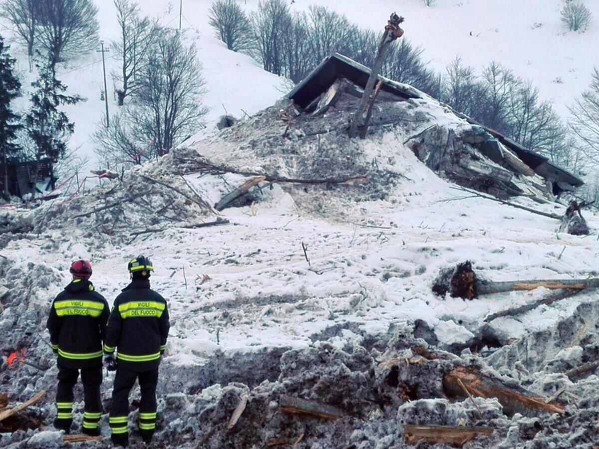 SEI ANNI FA LA TRAGEDIA DI RIGOPIANO - 