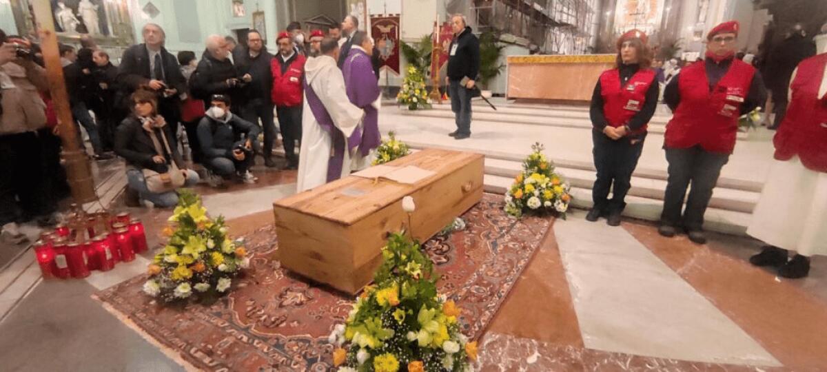 PALERMO, IN MIGLIAIA AI FUNERALI DI BIAGIO CONTE - 