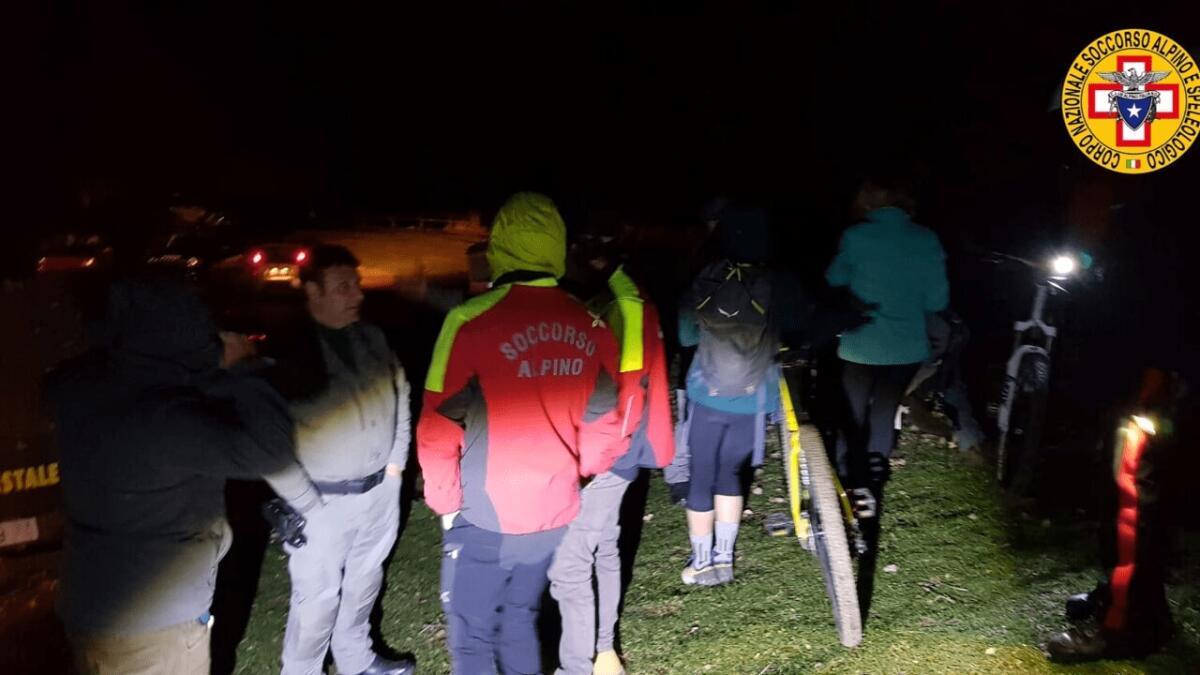 BIKERS CATANESI DISPERSI SULLE MADONIE, MESSI IN SALVO DAL SOCCORSO ALPINO - 