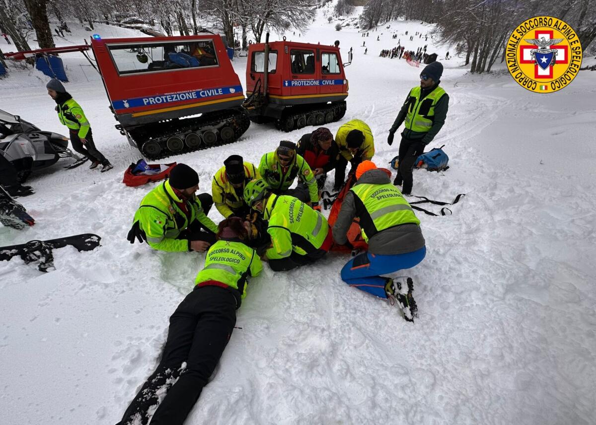 DODICI INCIDENTI, DI CUI QUATTRO CAUSATI DA “SLITTINI PIRATA” NEL FINE SETTIMANA NELLA LOCALITÀ MONTANA DI PIANO BATTAGLIA - 