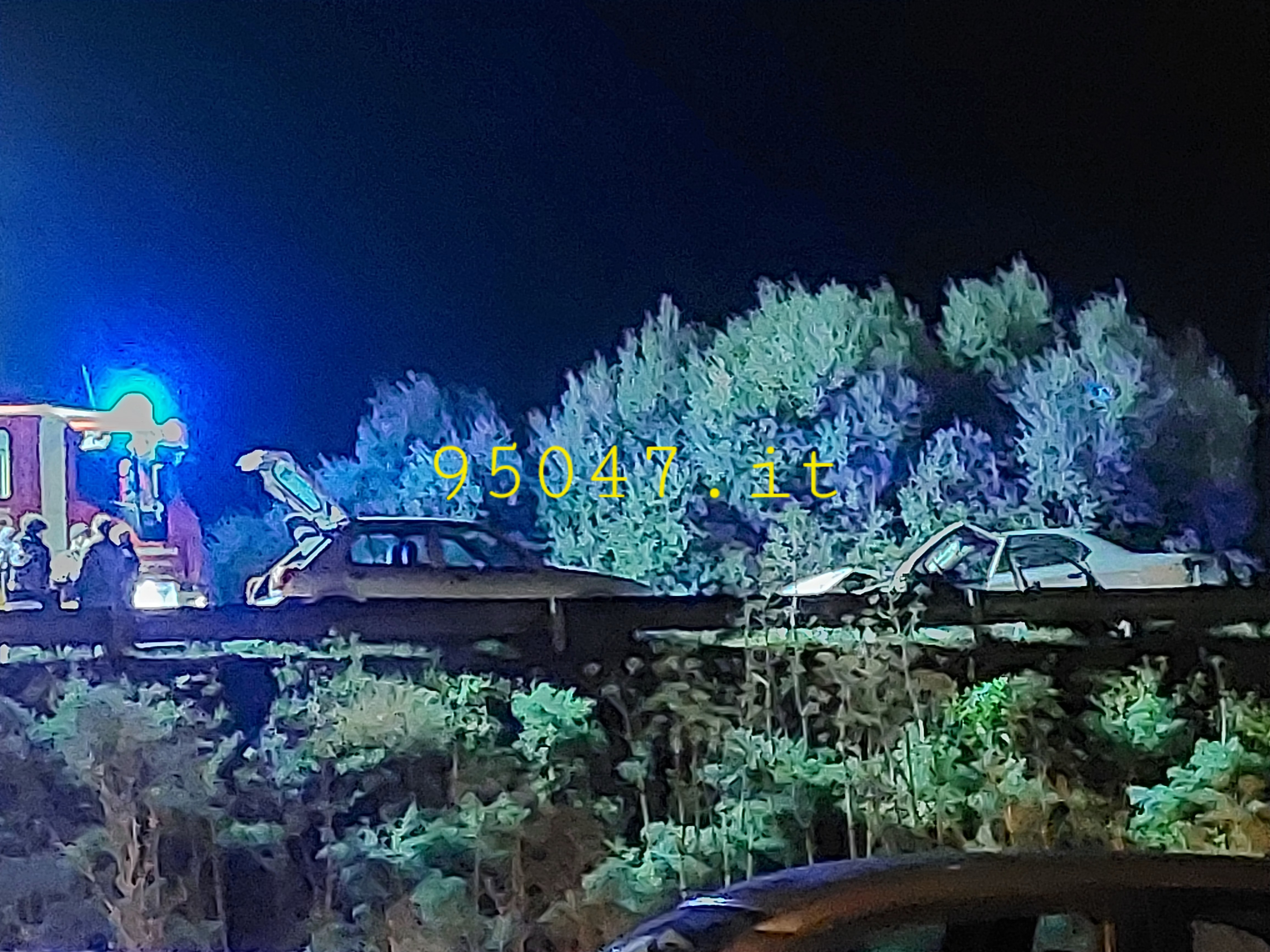 GRAVE INCIDENTE SULLA SS284 NEI PRESSI DELLO SVINCOLO DI SANTA MARIA DI LICODIA,  SOCCORSI SUL POSTO