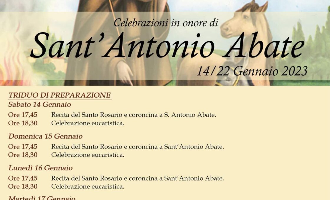 PATERNO’: FESTA DI S. ANTONIO 2022, RITORNA DOMENICA LA BENEDIZIONE DEGLI ANIMALI