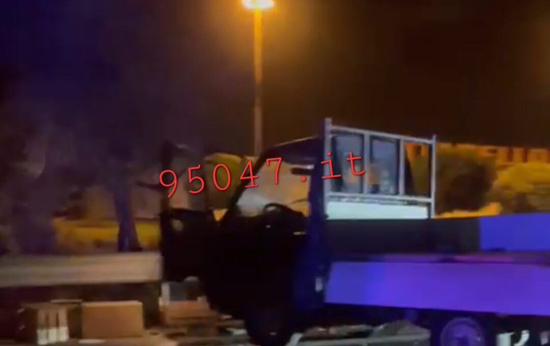 GRAVE INCIDENTE NEI PRESSI DELLO SVINCOLO SAN GIORGIO SULLA TANGENZIALE DI CATANIA