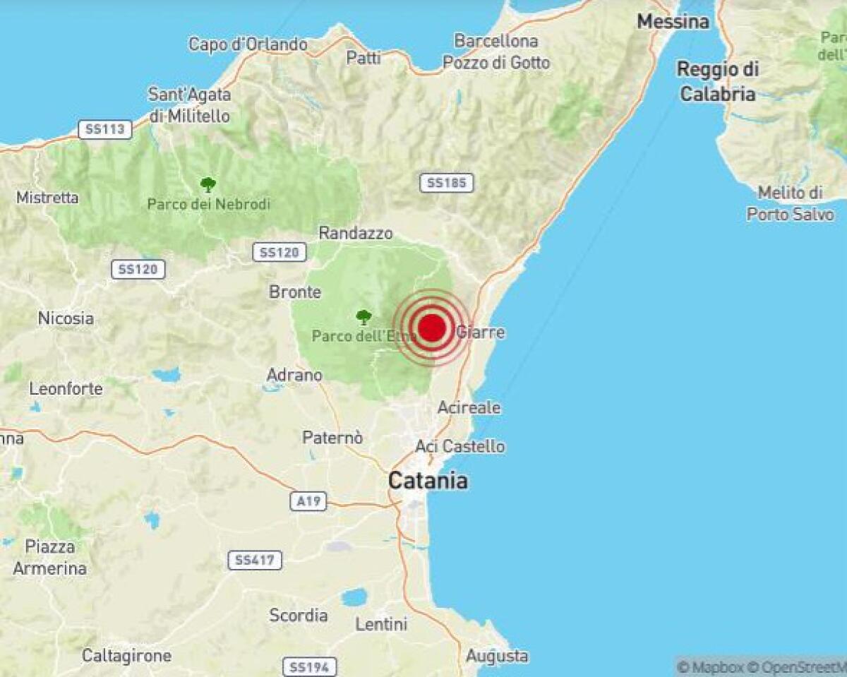 TERREMOTO DI MAGNITUDO 3.2 NEI PRESSI DI MILO: EVACUATE ALCUNE SCUOLE - 