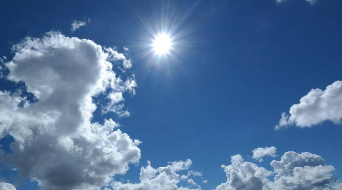 METEO. FINE SETTIMANA CON BEL TEMPO E TEMPERATURE IN AUMENTO - 