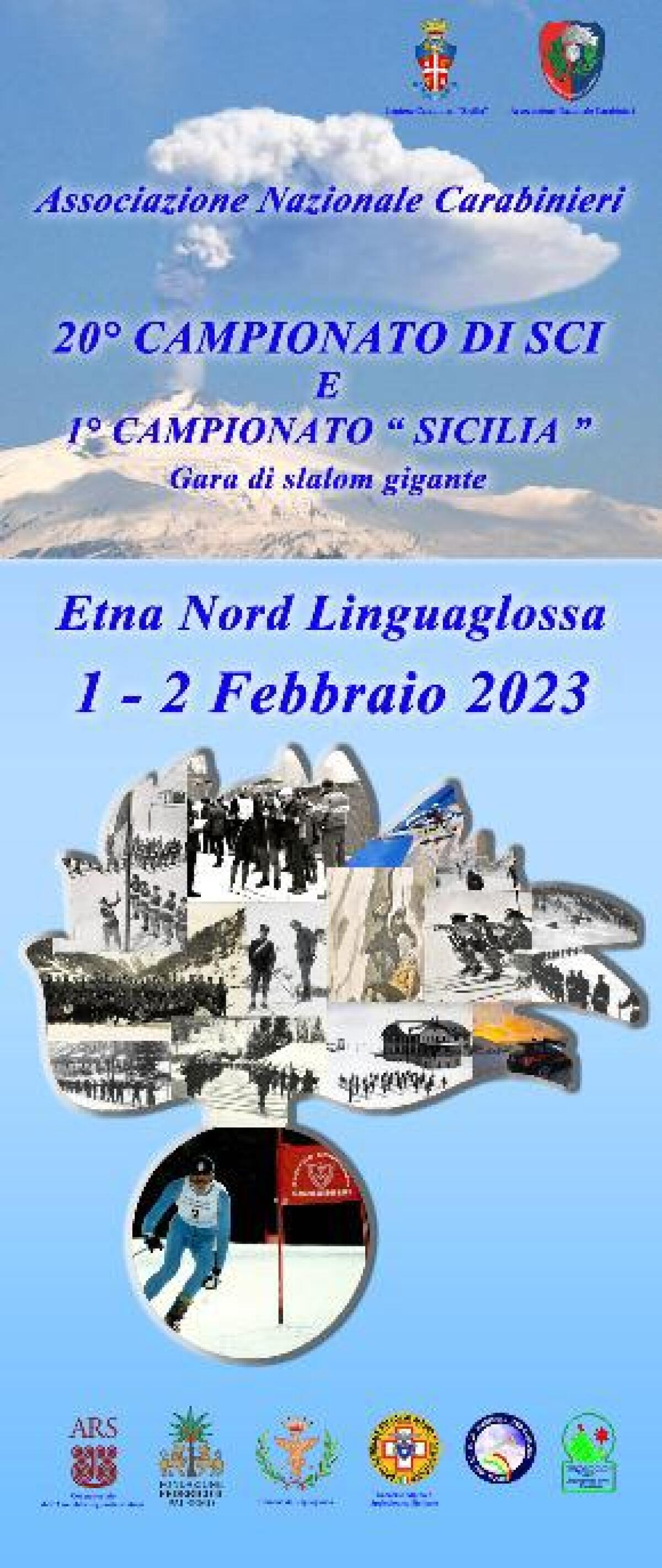 LINGUAGLOSSA: 20° CAMPIONATO DI SCI ORGANIZZATO DALL' A.N.C. SICILIA - 
