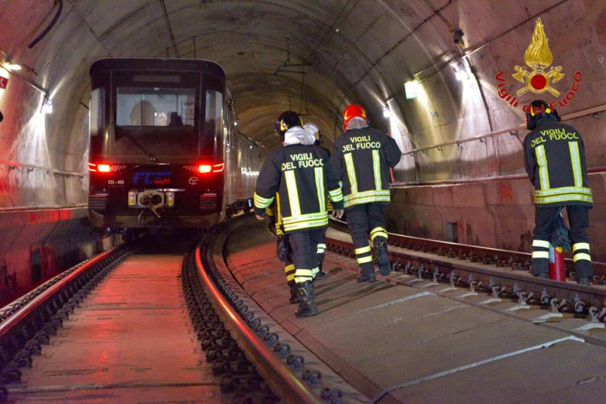 CATANIA, OGGI ESERCITAZIONE DEI VIGILI DEL FUOCO IN IMPIANTI METROPOLITANA - 