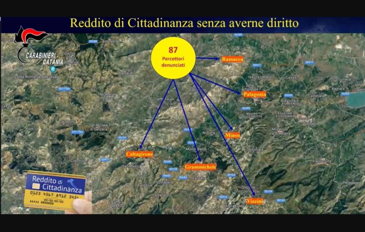 REDDITO DI CITTADINANZA, SCOPERTI NUOVI “FURBETTI” NEL CALATINO: ALTRI 87 DENUNCIATI - 