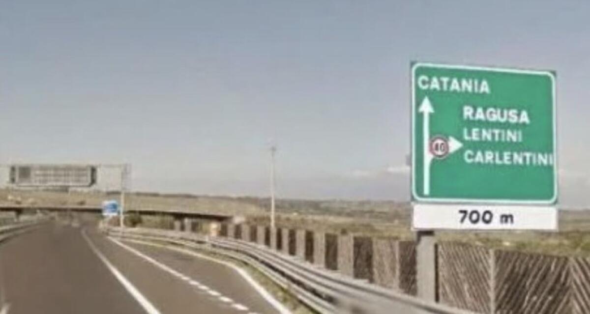 DA DOMANI CHIUSA PER DUE GIORNI L'AUTOSTRADA SIRACUSA – CATANIA IN DIREZIONE CATANIA - 
