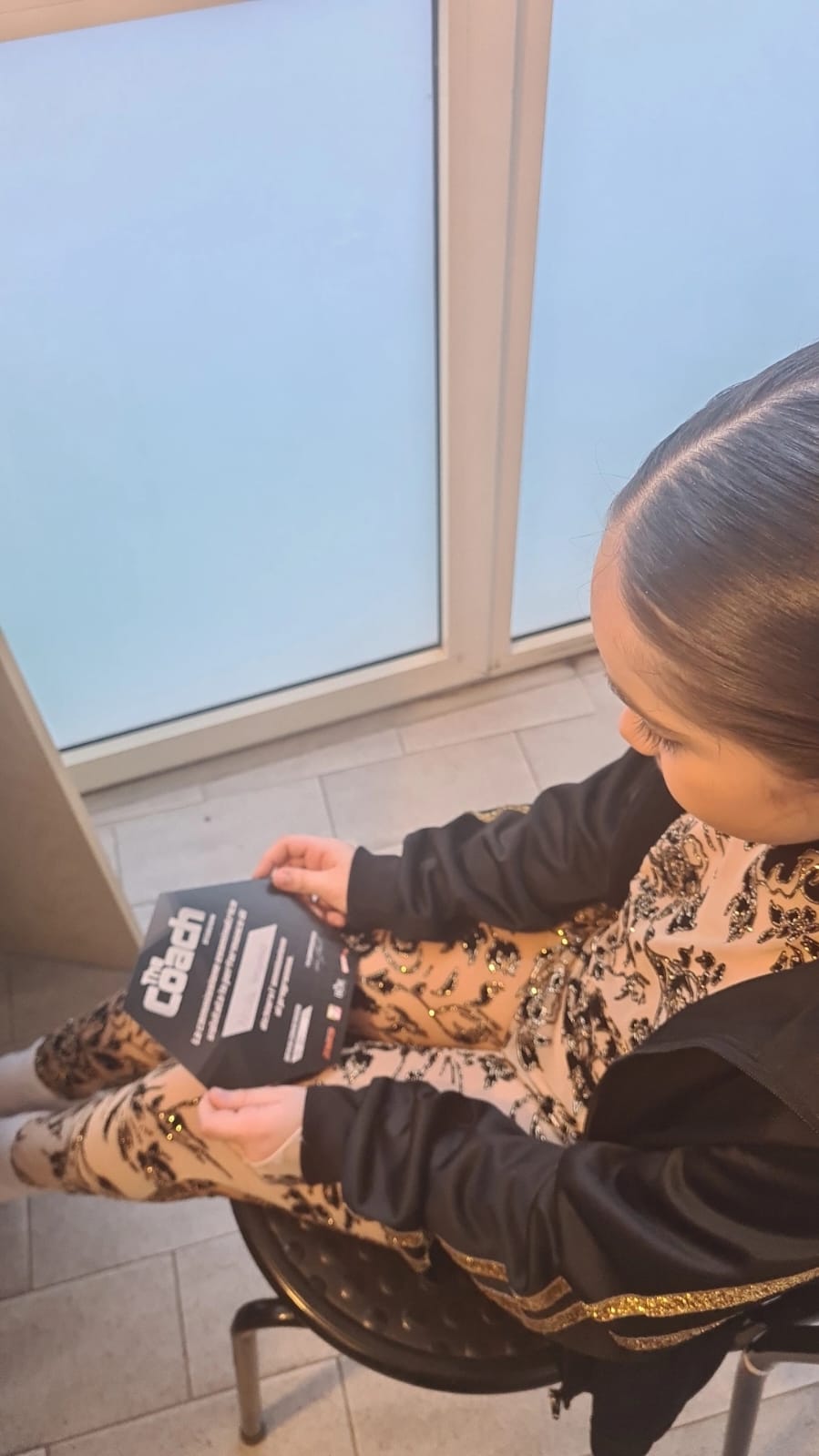 LA PATERNESE NICOLE AMANTEA, 8 ANNI, PROTAGONISTA A THE COACH