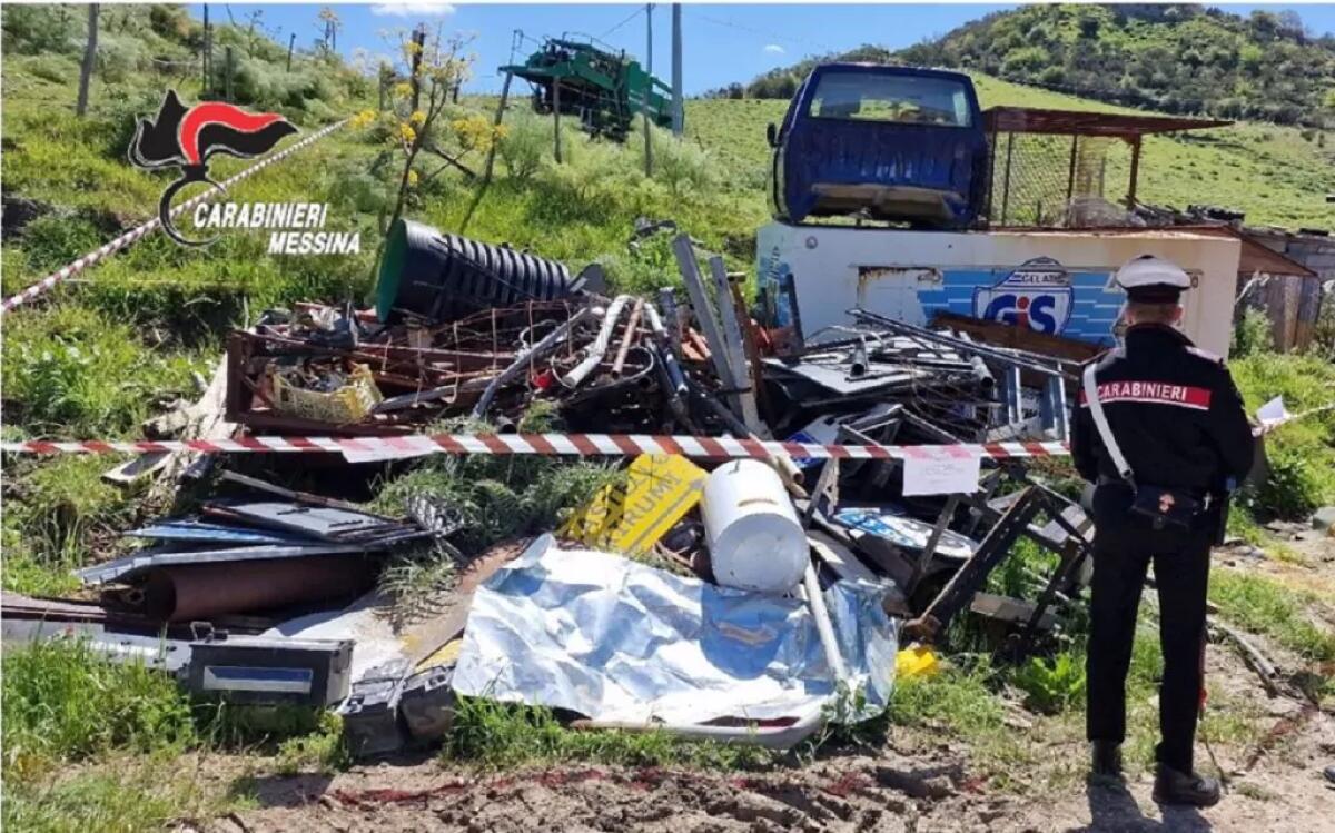 CESARÒ E SAN TEODORO: DISCARICHE A CIELO APERTO, SEQUESTRATE DUE AREE E DENUNCIATE QUATTRO PERSONE - 