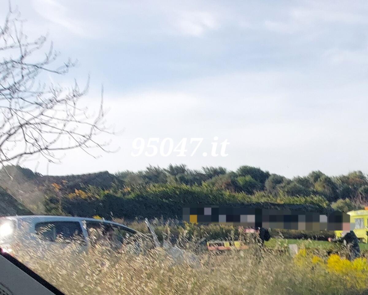 INCIDENTE NEI PRESSI DELLO SVINCOLO PATERNÒ SULLA SS284 - 