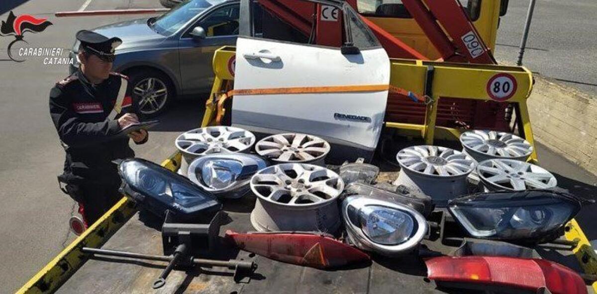 CATANIA, CONTRASTO AL FURTO DI PARTI DI VEICOLI: DENUNCIAITO IL TITOLARE DI UN NEGOZIO DI AUTORICAMBI PER RICETTAZIONE - 
