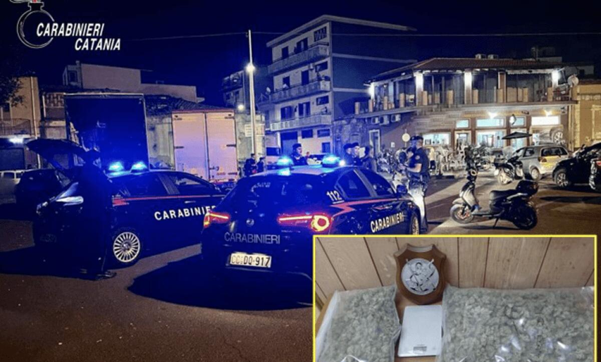 CATANIA. “BECCATO” DAI CARABINIERI NEL SUO DEPOSITO DI DROGA: ARRESTATO - 