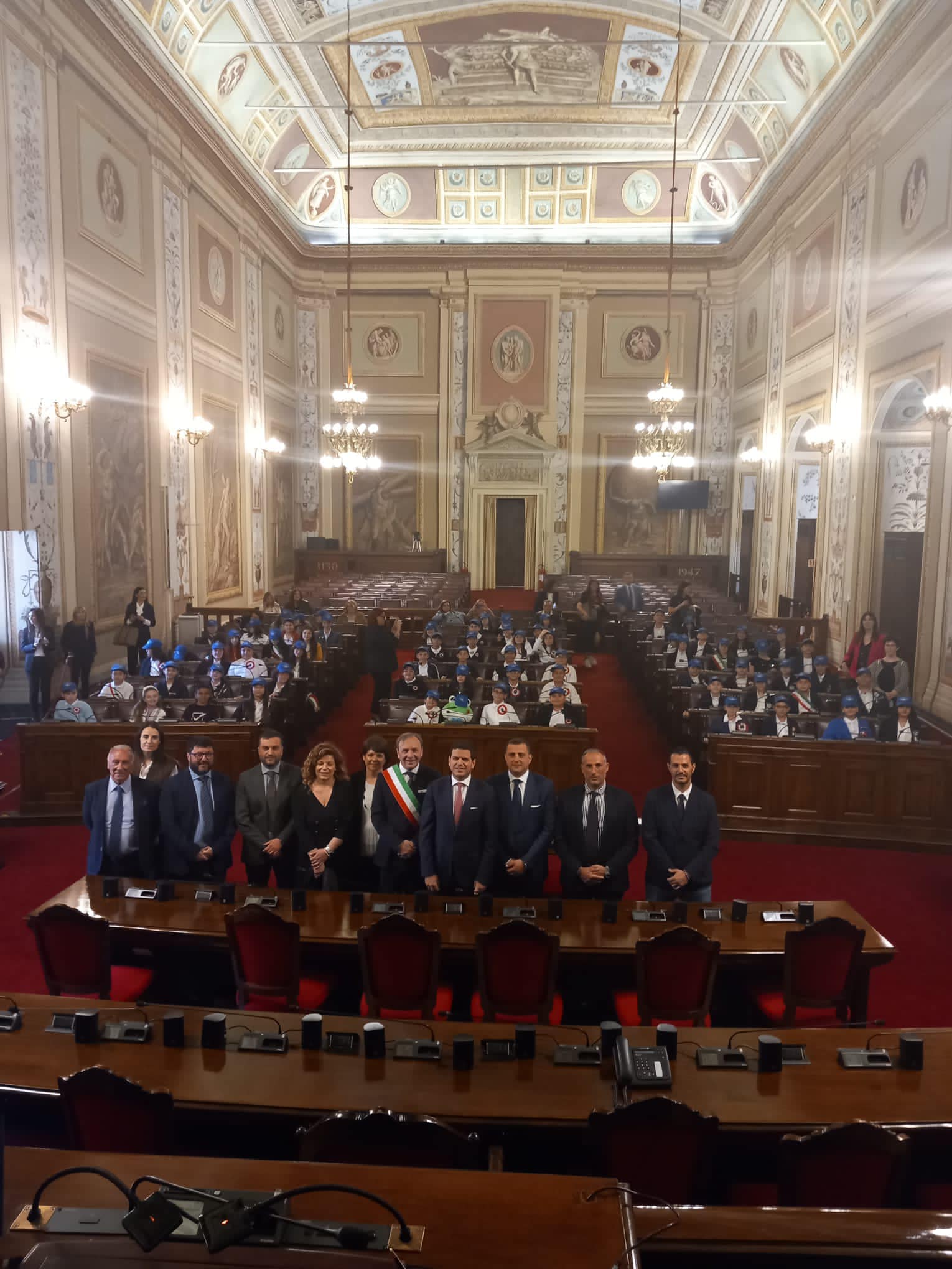 PATERNÒ, I RAGAZZI DEL BABY CONSIGLIO IN VISITA ALL’ARS