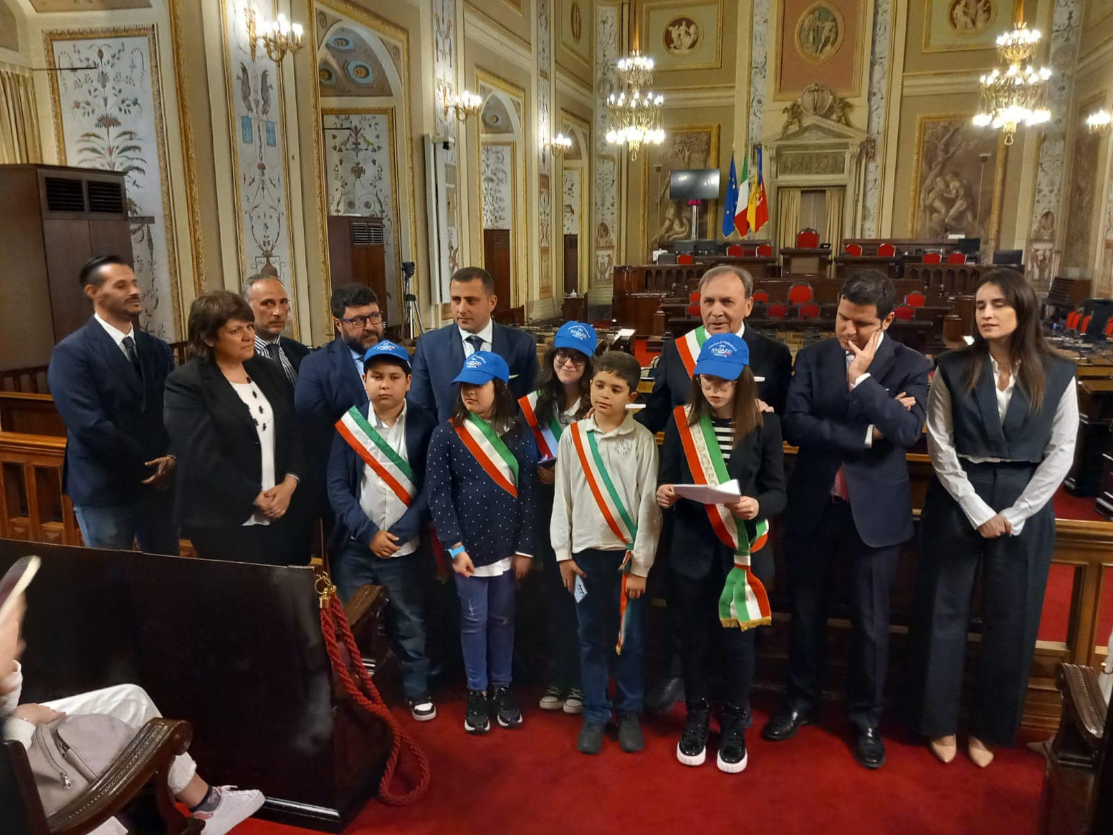 PATERNÒ, I RAGAZZI DEL BABY CONSIGLIO IN VISITA ALL’ARS