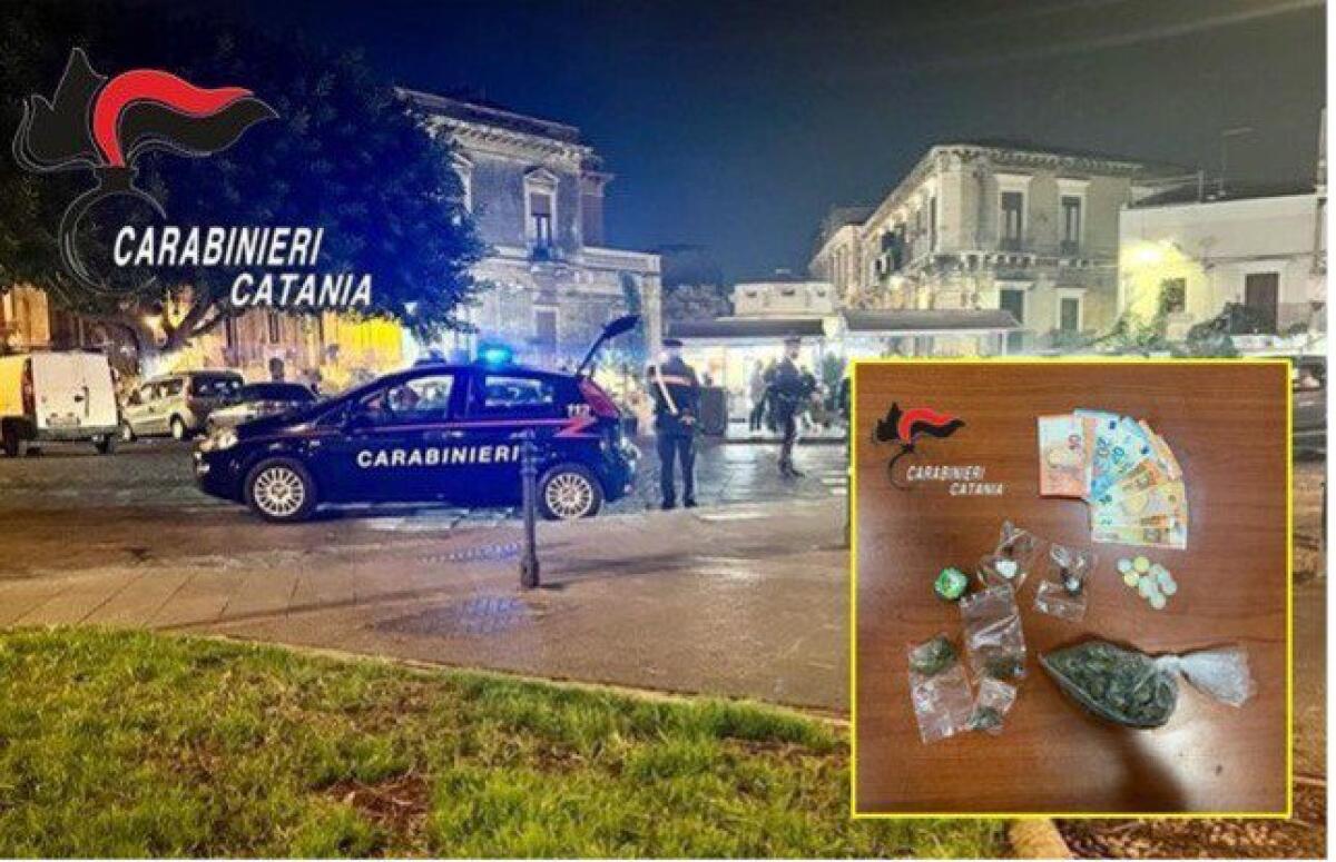 CATANIA, CONTROLLI IN CENTRO: ARRESTATO UN RIDER DELLA DROGA E SANZIONI CONTRO VENDITORI ABUSIVI - 