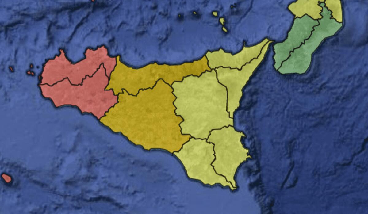 METEO. IN ARRIVO IL CICLONE "MINERVA", ALLERTA ROSSA NELLA SICILIA OCCIDENTALE - 