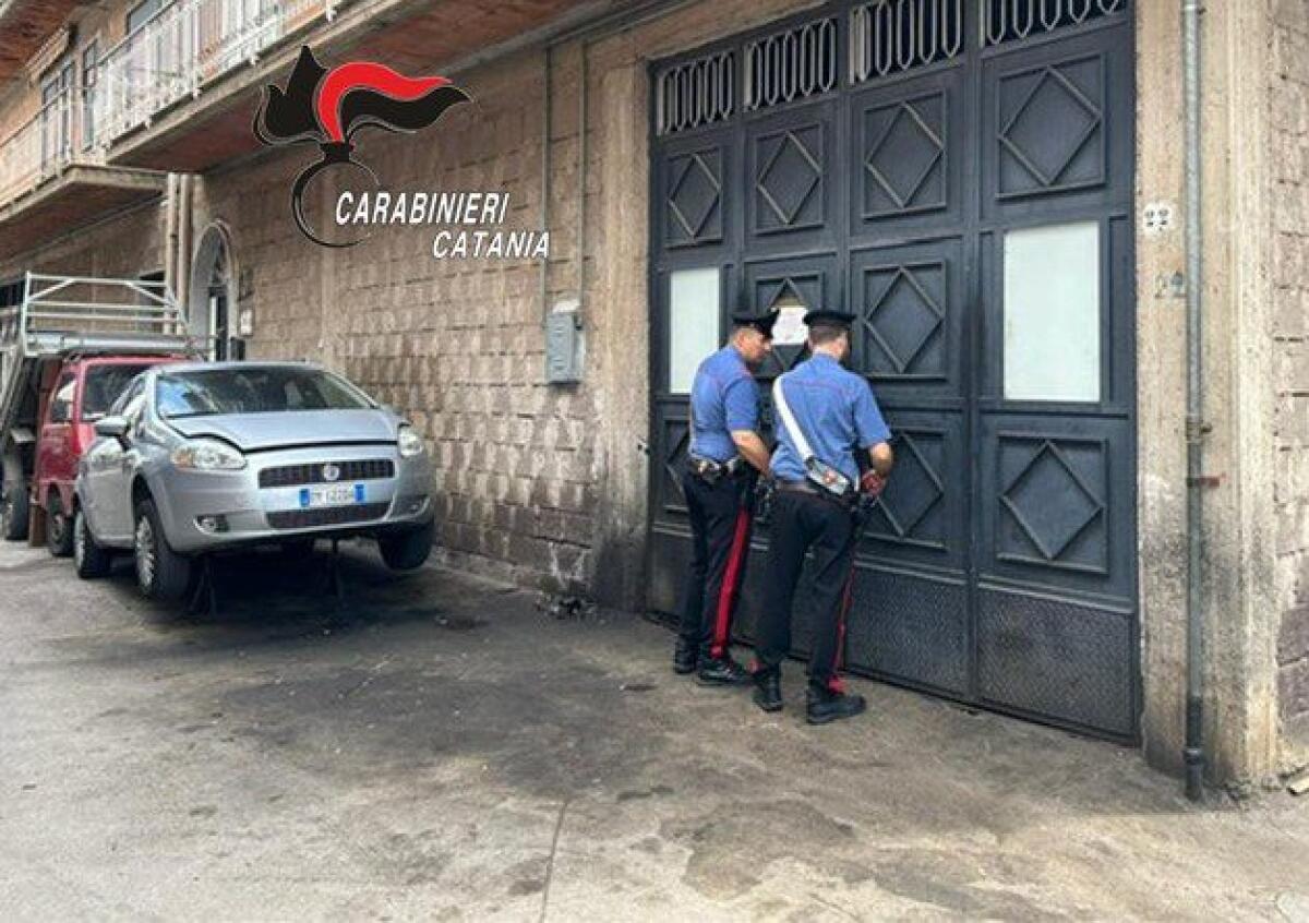 BIANCAVILLA. SCOPERTA DAI CARABINIERI UN’OFFICINA MECCANICA ABUSIVA, IL CUI TITOLARE PERCEPIVA INDEBITAMENTE ANCHE IL REDDITO DI CITTADINANZA - 