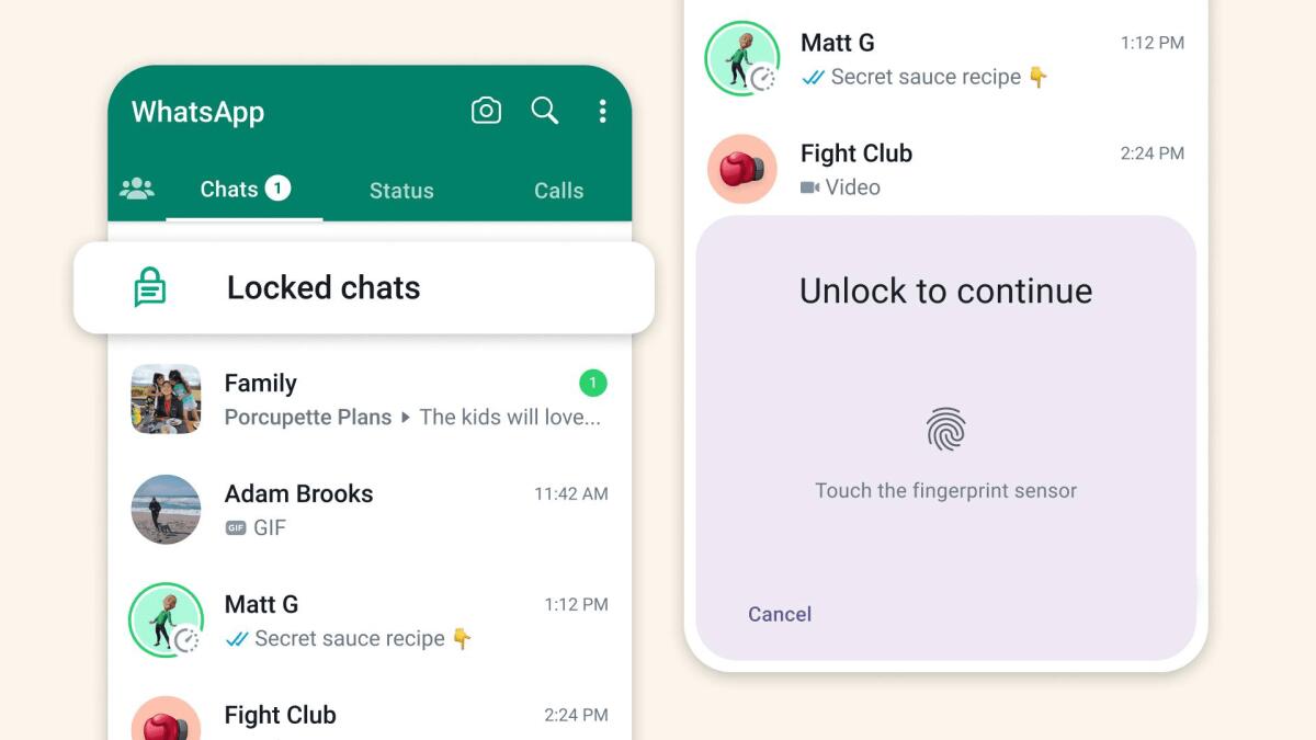 ARRIVA SU WHATSAPP "CHAT LOCK" LA FUNZIONE PER PROTEGGERE LE CONVERSAZIONI - 