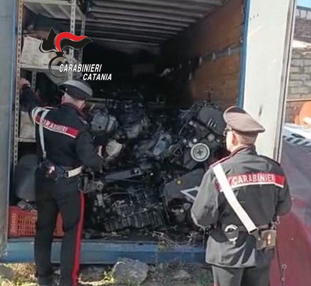 CATANIA, CONTRASTO AI FURTI DI PARTI DI VEICOLI: PROSEGUE L’AZIONE DI CONTRASTO