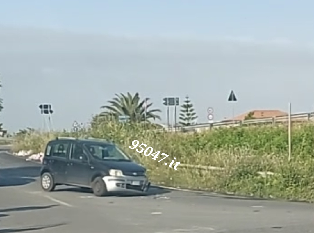 INCIDENTE NEI PRESSI DELLO SVINCOLO PATERNO'