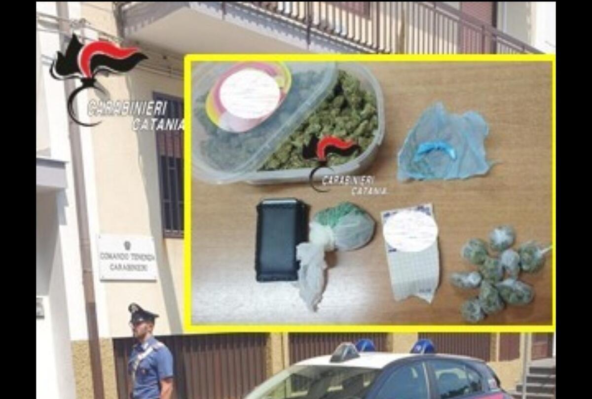 MISTERBIANCO. NASCONDE LA MARIJUANA NELLA VASCHETTA DEL GELATO: PREGIUDICATO ARRESTATO - 