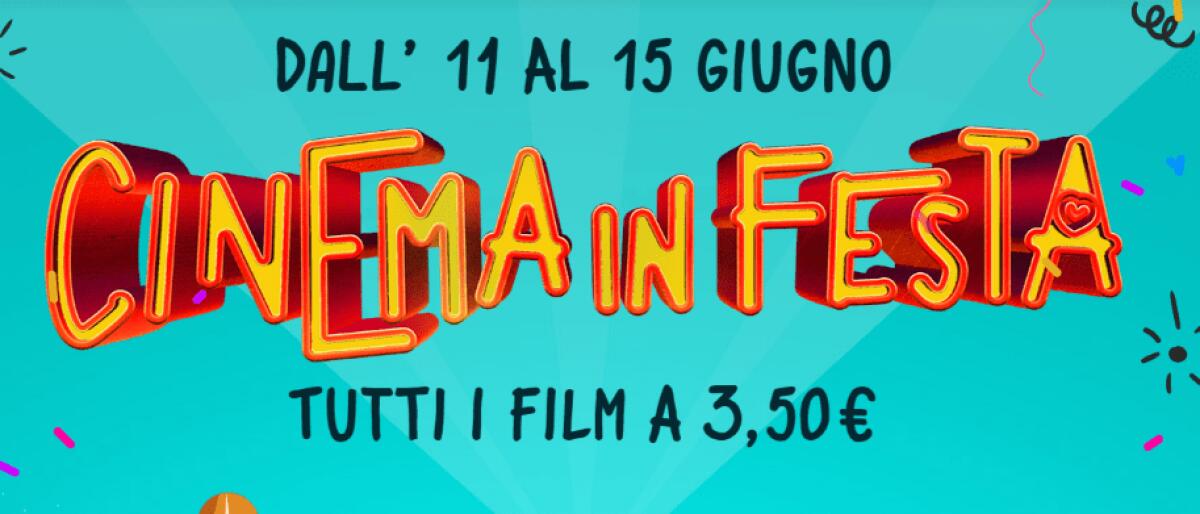 CINEMA IN FESTA 2023, BIGLIETTI A SOLI €3,50: TUTTE LE SALE CHE ADERISCONO A CATANIA - 