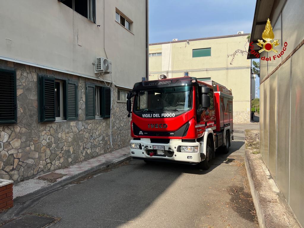 INCENDIO CASA DI RIPOSO A SAN GIOVANNI GALERMO, UN OSPITE IN OSPEDALE