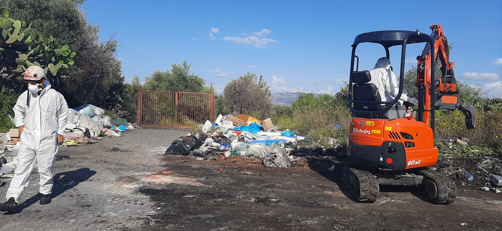 INIZIATI I LAVORI DI BONIFICA DELLA SP 57 (LA VECCHIA STRADA PATERNÒ-RAGALNA)