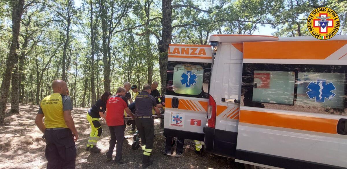 MOTOCICLISTA FERITO TRA FLORESTA E RANDAZZO A MONTE COLLA, INTERVIENE IL SOCCORSO ALPINO - 