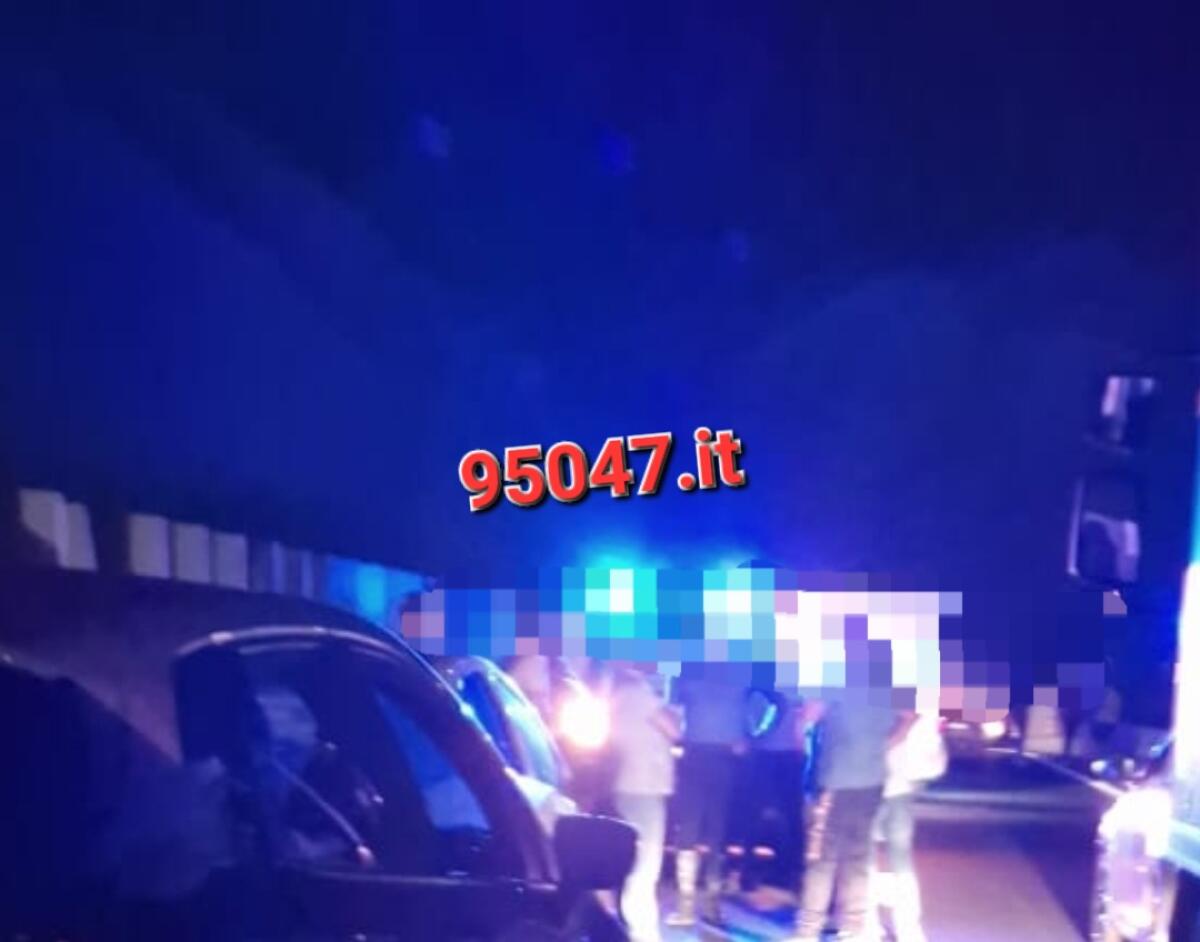 INCIDENTE MORTALE NEI PRESSI DELLO SVINCOLO PALAZZOLO SULLA SS121 - 