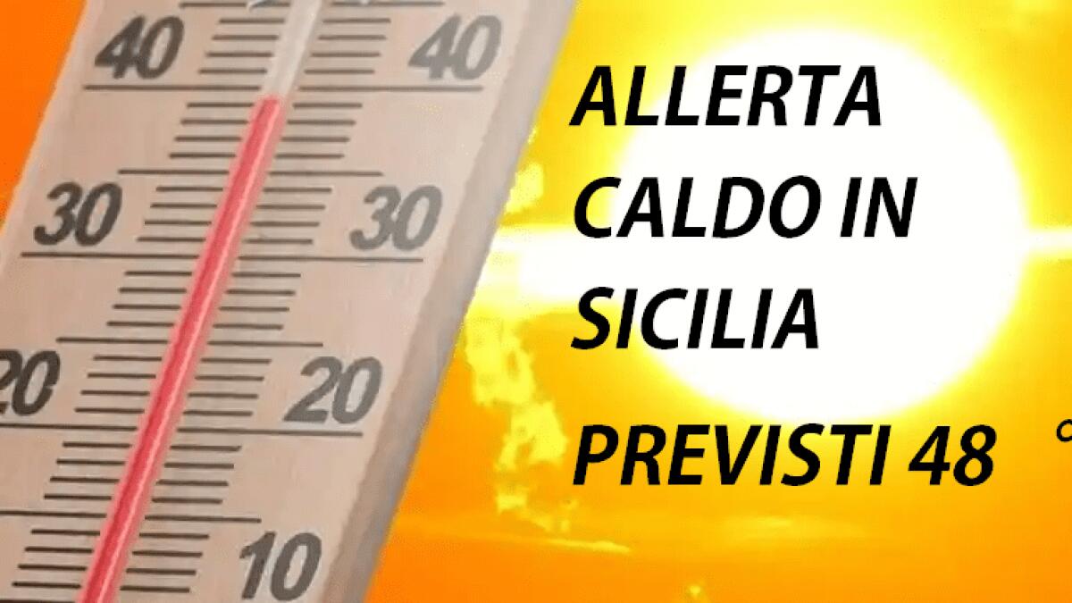 ALLERTA CALDO, AVVISO DELL’AERONAUTICA MILITARE: “CONTINUA L'ONDATA DI CALDO OLTRE +48°C DOMANI IN SICILIA ” - 