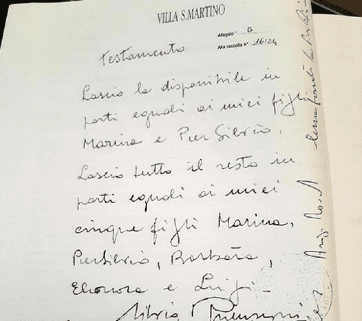 TESTAMENTO DI SILVIO BERLUSCONI: A MARINA E PIER SILVIO LA MAGGIORANZA DI FININVEST. ALL'ULTIMA COMPAGNA FASCINA 100 MILIONI DI EURO, A MARCELLO DELL'UTRI 30 MILIONI - 