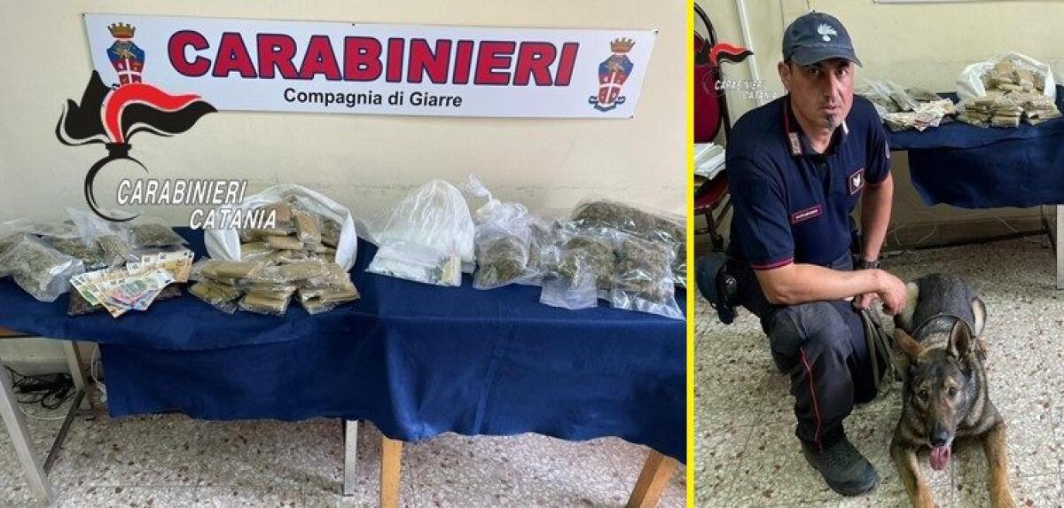GIARRE: CARABINIERI ENTRANO DALLA FINESTRA E TROVANO LA COCAINA SU UN PIATTO IN CUCINA - 