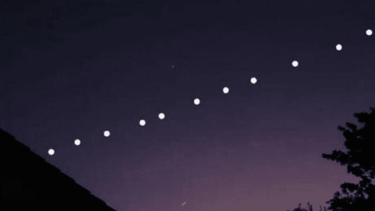 STARLINK, QUESTA STASERA E DOMANI PASSAGGIO DEI SATELLITI VISIBILE AD OCCHIO NUDO NEL NOSTRO COMPRENSORIO - 