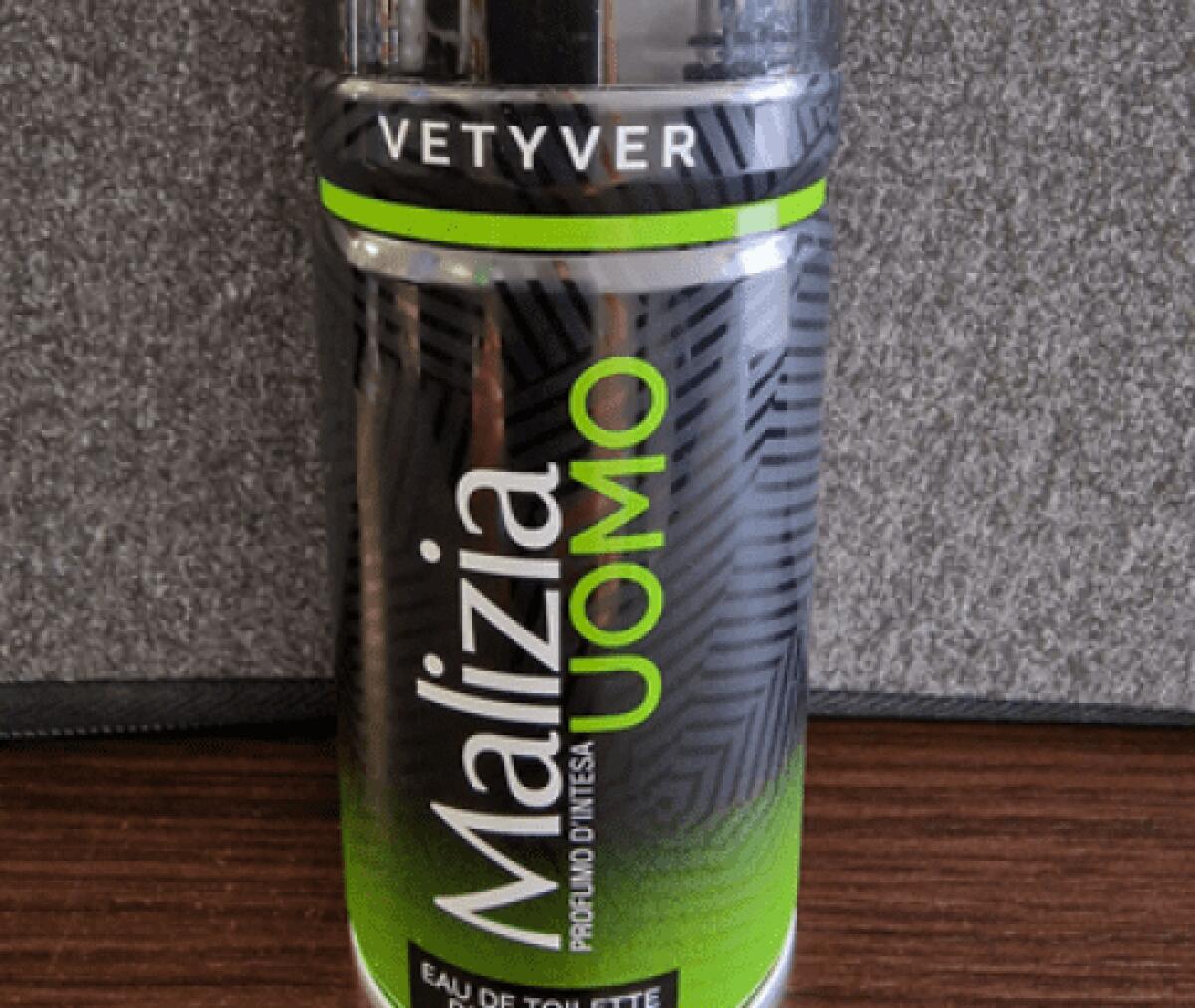 ATTENZIONE: RITIRATO DAL MERCATO DEODORANTE MALIZIA UOMO VETYVER PRODOTTO A LANDIONA - 