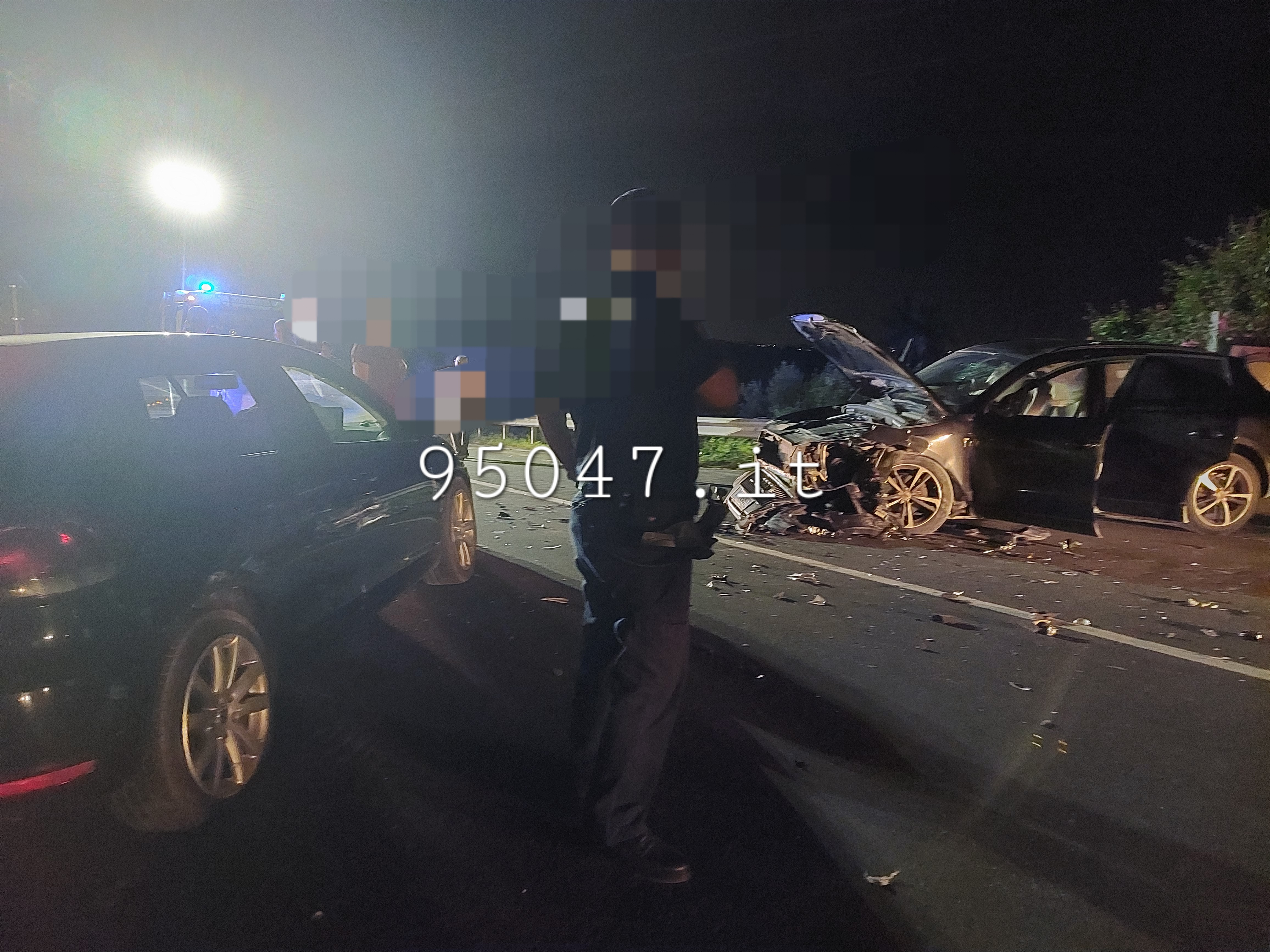 GRAVE INCIDENTE IERI SERA  A SCHETTINO NELLA VECCHIA SS121, DUE FERITI