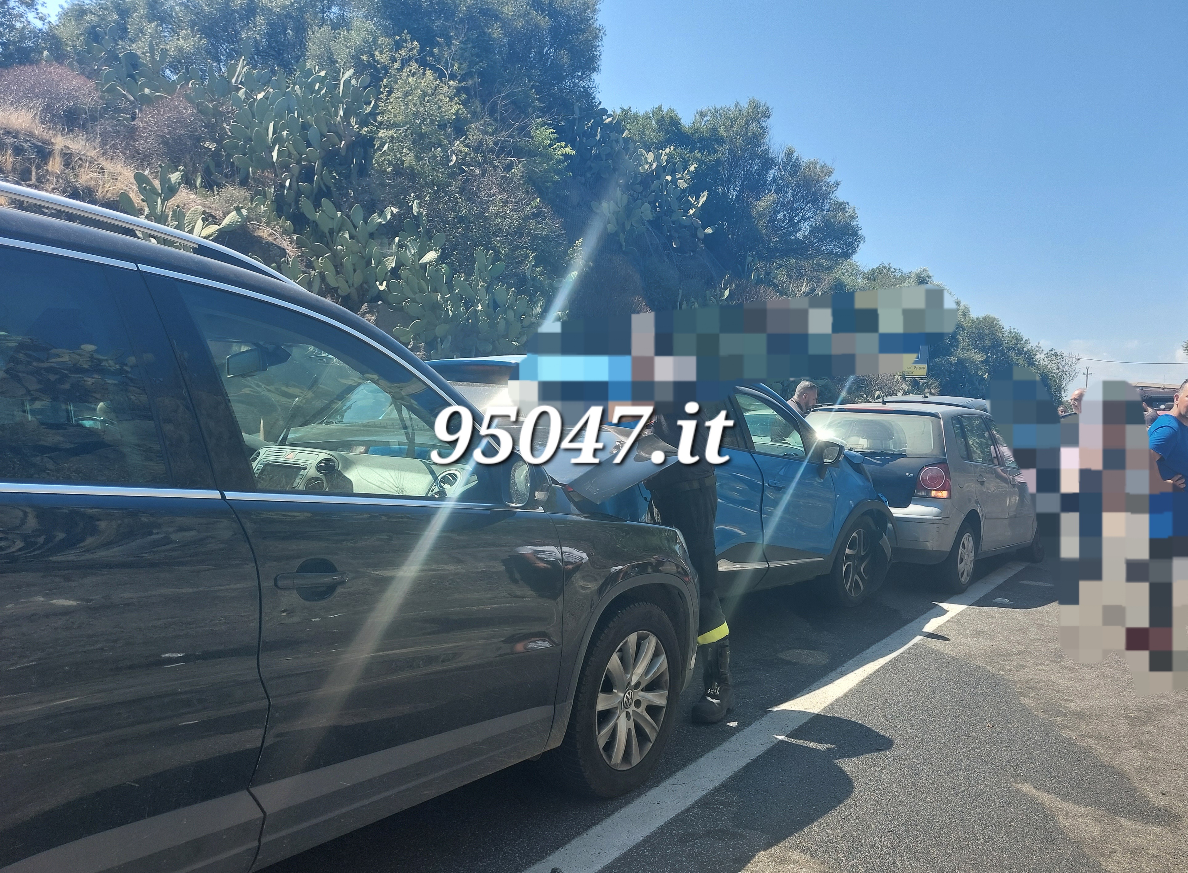 MAXI TAMPONAMENTO A SCALILLI SULLA SS284