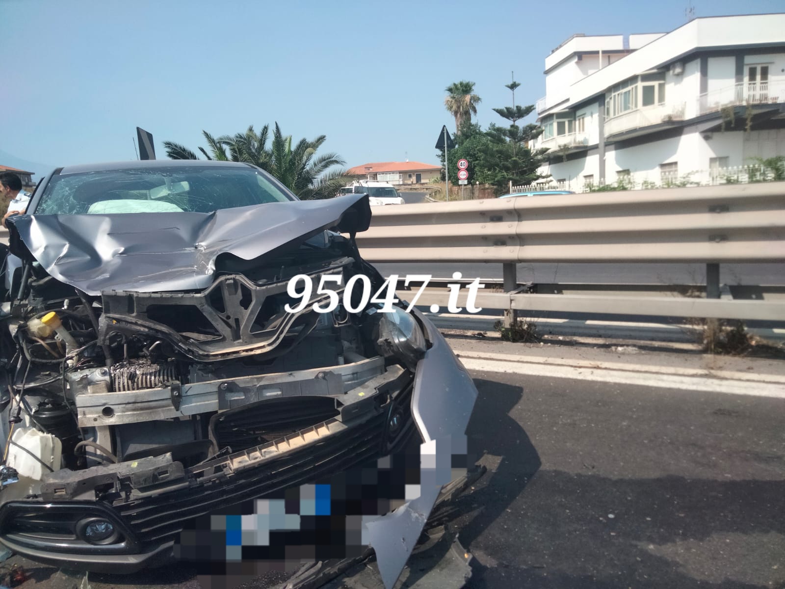 INCIDENTE IN TERRITORIO DI MISTERBIANCO SULLA SS121, CODE DIREZIONE CATANIA