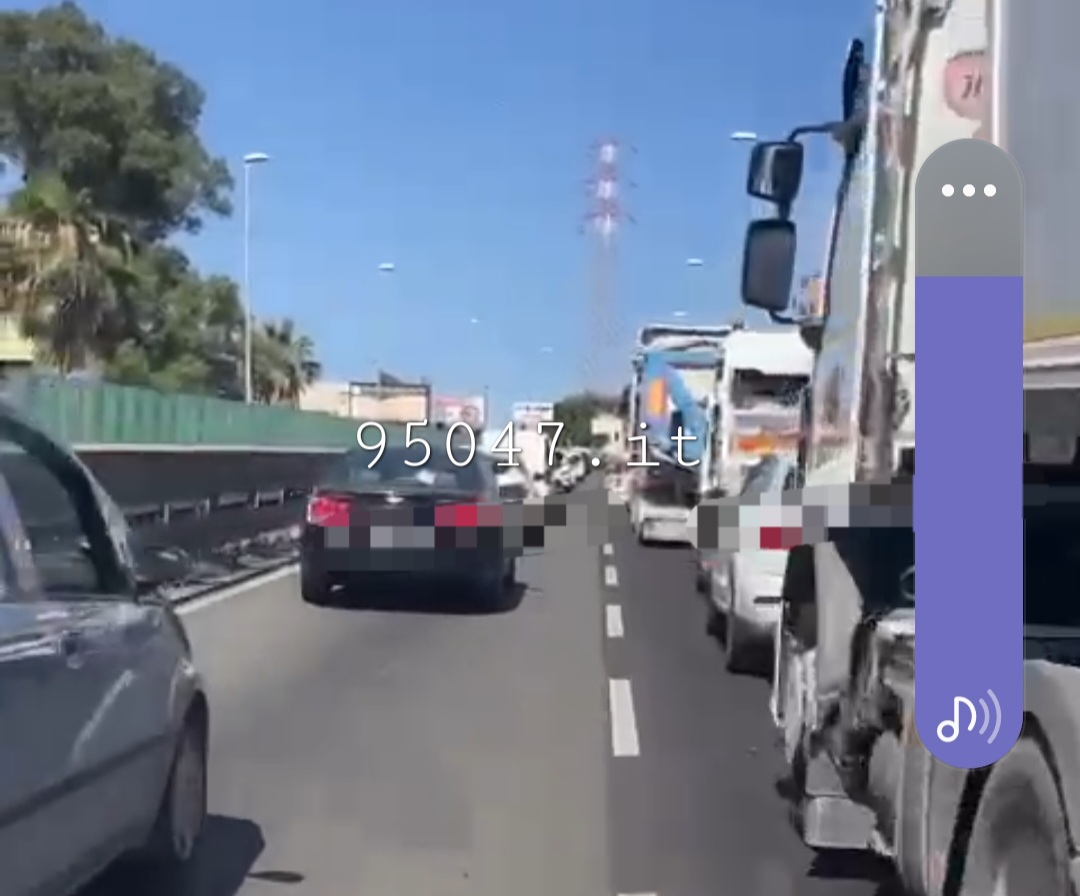 TAMPONAMENTO SULLA SS121 A MISTERBIANCO, CODE E DISAGI ALLA VIABILITÀ