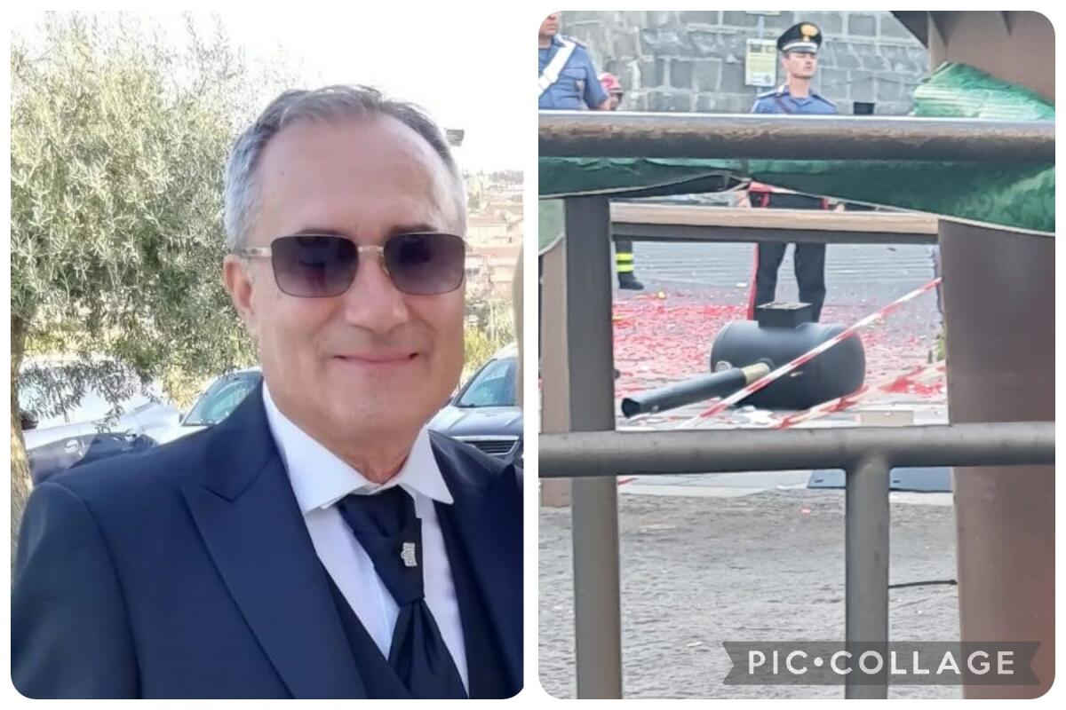 TUBO SPARA CORIANDOLI FINISCE TRA LA FOLLA: MUORE 65ENNE  DURANTE LA FESTA DEL PATRONO A MILITELLO VAL DI CATANIA - 