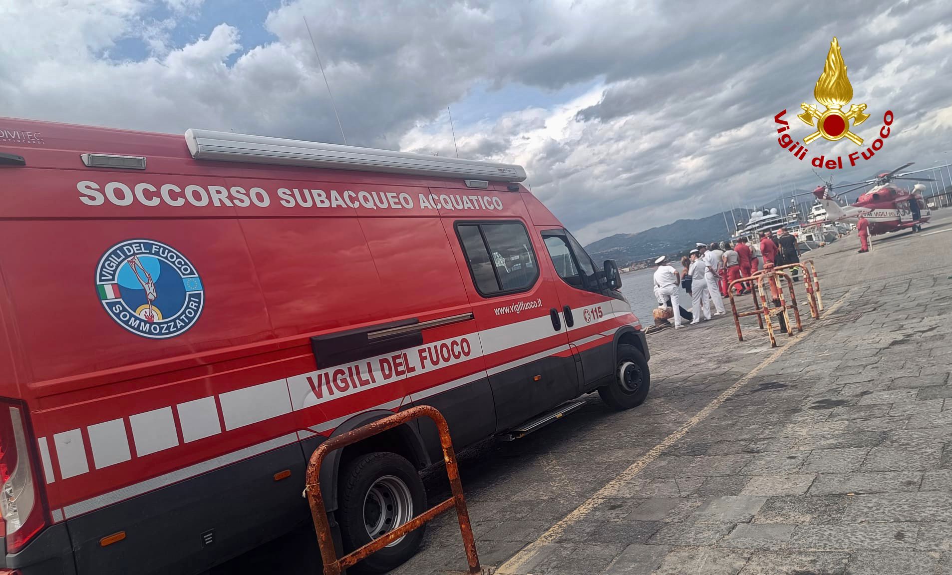 RIPOSTO, RECUPERATO IL CORPO PRIVO DI VITA DELL’UOMO DISPERSO IN MARE